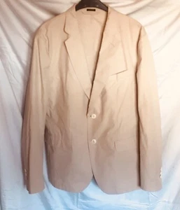 Chaqueta ligera Massimo Dutti talla 52 beige 100% algodón  - Imagen 1 de 8