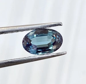 GIA cert 1.84CT Alexandrite, Natural Alexandrite oval stone from India, Unheated - Picture 1 of 10