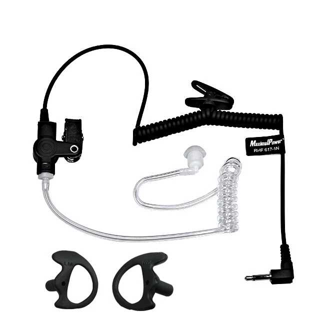 3.5mm Listen Only Acoustic Tube Police Headset Earpiece for Motorola Speaker Mic - Image 1 of 4
