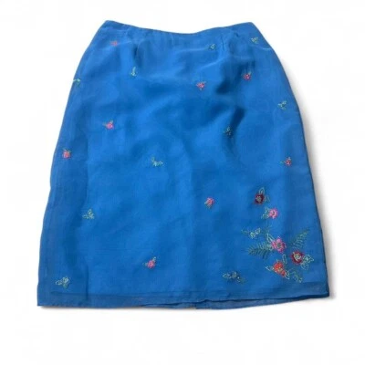 Vintage Floral Embroidered Skirt - Image 1 of 4