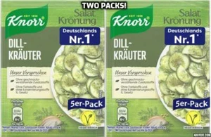 Knorr DILL Herb Salad Dressing MIX German 10x 9g sachets, 2 x 5 Packs = 10 Total - Picture 1 of 1