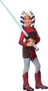 Ahsoka Tano Snips Star Wars Clone Jedi Fancy Dress Up Halloween Child Costume - Picture 1 of 8
