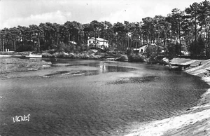 CPA 40 MIMIZAN PLAGE VILLAS AU BORD DU COURANT 78048 - Imagen 1 de 2