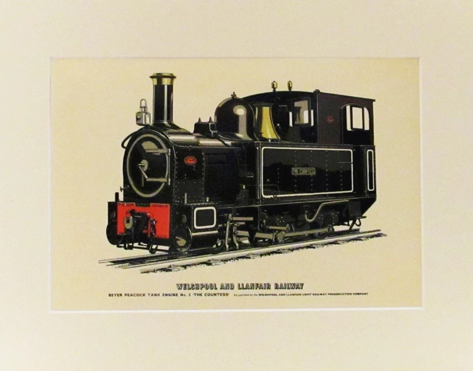 Locomotive Print of "The Countess" steam engine - Image 1 of 1