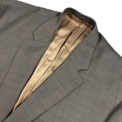 Blazer Lauren Ralph Lauren LRL Para Hombre 100% Lana 2 Botones Marrón • 48L Foto 1 de 4