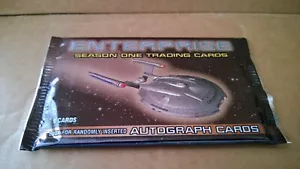 Star Trek Enterprise Season One Trading Card Booster Pack Sealed Rittenhouse - Picture 1 of 5