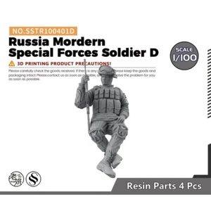 Soldado Modelo SSTR100401D 1/100 Rusia Mordern Fuerzas Especiales Soldado D - Imagen 1 de 3