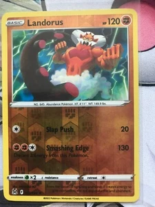 Landorus 110/191 Rare Reverse Holo Surging Sparks Pokemon - Picture 1 of 2