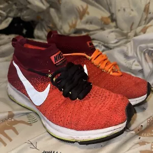 Nike Pegasus All Out orange Flyknit Turnschuhe Schuhe mittleres Oberteil Größe 6 Y - Bild 1 von 5
