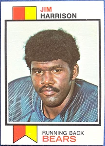 1973 Topps JIM HARRISON #402, Chicago Bears, NM-MT, Centered - Picture 1 of 3
