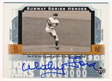 2001 Upper Deck Whitey Ford Subway Series Heroes Autograph #KY-SS2 (xxx/450) QTY