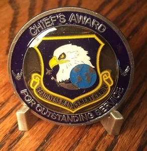 USAF Chief's Award Readiness Management Group Challenge Coin t - Bild 1 von 2