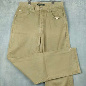 Banana Republic Jeans Men 31x32 Tan Denim Laredo Fit Button Fly Vintage Cowboy - Picture 1 of 16