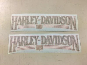 Harley-Davidson Shovelhead EVO FXR Dyna Gas tank Decals Stickers Red Gold Black! - Picture 1 of 4