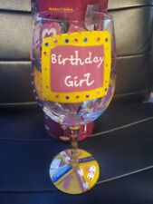 Lolita The Wine Collection "Birthday Girl" Wine Glass
