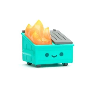 100% SOFT LIL DUMPSTER FIRE VINYL TOY FIGURE IN STOCK - Picture 1 of 5