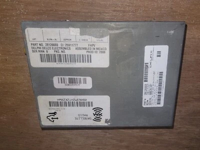 ✅ 2007-2008 GMC SIERRA TAHOE SATELLITE RADIO RECEIVER TUNER MODULE ECM 28126669 - Изображение 1 из 2