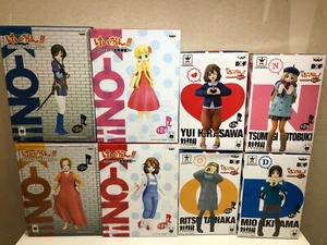 K-ON! Yui Tsumugi Ritsu Mio Figure 8Set BANPRESTO - Picture 1 of 4