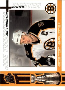 2003-04 Pacific Quest for the Cup Boston Bruins Hockey Card #10 Joe Thornton