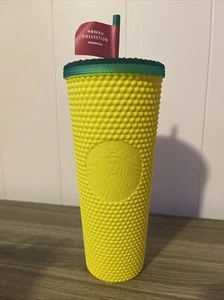 🍍 NEU Starbucks Hawaii Exclusive 2020 Pineapple Matte Studded Tumbler Tasse 24oz - Bild 1 von 3