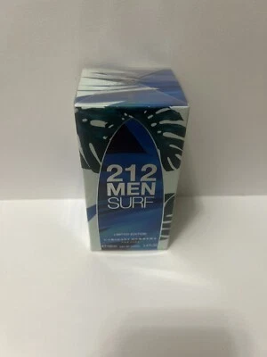 Carolina Herrera 212 Men Surf Eau De Toilette 100 ml.Rare - Photo 1/3