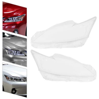 For 2012-2017 Lexus CT200h Pair Headlight Lens Covers Headlamp Covers Left+Right Foto 1 de 4