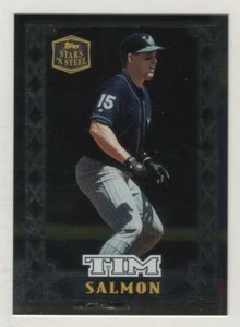 1999 Topps Stars 'N Steel #28 Tim Salmon Anaheim Angels BV$1.50 - Picture 1 of 1