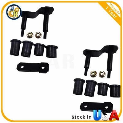 Kit de grilletes de resorte de hoja de 2 piezas para Nissan Frontier Xterra 2005-2019 722-124 Foto 1 de 2