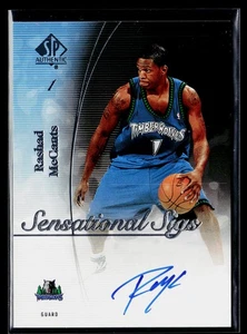 Rashad McCants 2005-06 SP Authentic Sensational Sigs Timberwolves Auto - Picture 1 of 2