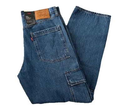Levi's Premium Men's 568 Loose Straight Cargos Jeans - Image 1 of 4