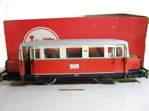 LGB WISMARER FERROCARRIL VT 2066 "Chweinschnäuzchen" escala G analógico - embalaje original (3) - Imagen 1 de 7