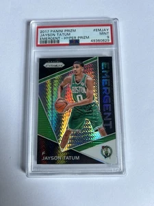 2017 Panini #EMJAY Jayson Tatum PSA 9 Mint Emergent Hyper Prizm Rookie~(PL) - Picture 1 of 2
