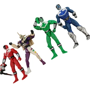 Bandai Menge 4 Power Rangers Actionfiguren rot grün blau Ranger & Jindrax 6" - Bild 1 von 18