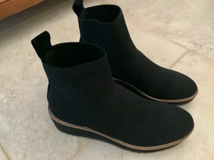Eileen Fisher London Recycled Stretch Knit Bootie Size 6 MSRP $240 - Picture 1 of 4