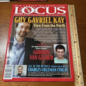 VTG 2004 Sci-Fi Locus Magazine Guy Gavriel Kay Gordon Van Gelder Charles Coleman - Picture 1 of 8