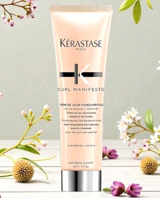 Kerastase Curl Manifesto Crème De Jour Fondamentale Leave-In 150 ml / 5,07 oz Foto 1 de 4