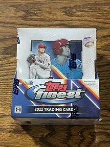 2022 Topps Finest Master Baseball Hobby Box Factory Sealed 2 Chrome Autographs - Bild 1 von 5