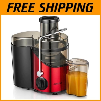 Exprimidor compacto de acero inoxidable con alimentación de 3 velocidades y piezas aptas para lavavajillas Foto 1 de 4