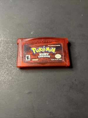 Pokémon Ruby Version GBA New Battery Authentic GREAT LABEL Tested - Image 1 of 4