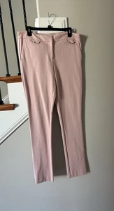 ANNE KLEIN DAMEN ROSA ANZUGHOSE MIT WEISSEN KNÖPFEN VORNE GRÖSSE 12 - Bild 1 von 9