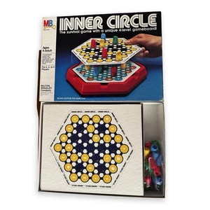 Vintage 1981 Milton Bradley Inner Circle Strategy Board Game 4-Tier Levels NOB - Picture 1 of 9