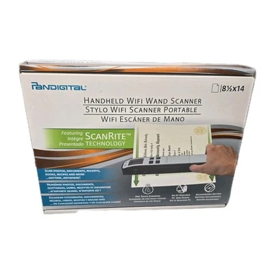Pandigital Handheld Wifi Wand Scanner 8.5 x 14 New - Image 1 of 2