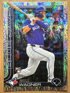 2025 Topps Series 2 Will Wagner Rookie Sand Glitter Parallel #430 Blue Jays - Picture 1 of 2