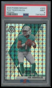 2020 Panini Mosaic #203 Tua Tagovailoa Mosaic Prizm PSA 9 - Picture 1 of 2