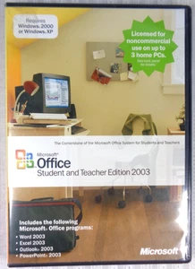 Microsoft Office Student and Teacher Edition 2003 Full Version w/ Product Key - Picture 1 of 3