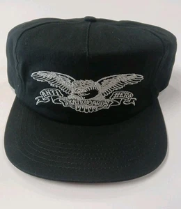  Anti Hero Eagle Cotton Snapback hat blk/wht - Picture 1 of 4