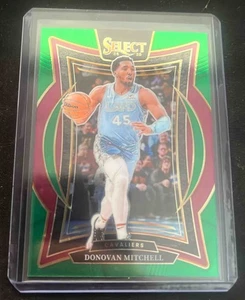 2024 Panini Select Donovan Mitchell Concourse Neon Green Prizm /75 #21 Cavaliers - Picture 1 of 2