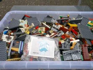 LOTE DE LADRILLOS DE CONSTRUCCIÓN DE PLÁSTICO - 9,5 KG (NO LEGO - PERO SON COMPATIBLES) - Imagen 1 de 17