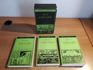 Biblioteca Adelphi 21 - OPERE DI ALFRED JARRY - Cofanetto prima edizione 1969 - Foto 1 di 23