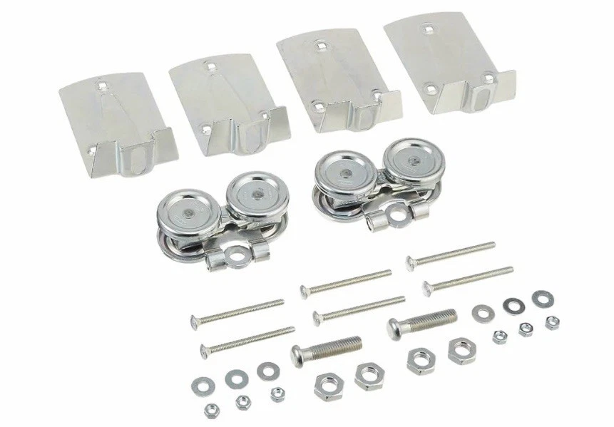 Stanley NATIONAL N183-905 Colgador de riel de caja flexible, galvanizado 5047 PUERTA DE GRANERO Foto 1 de 1